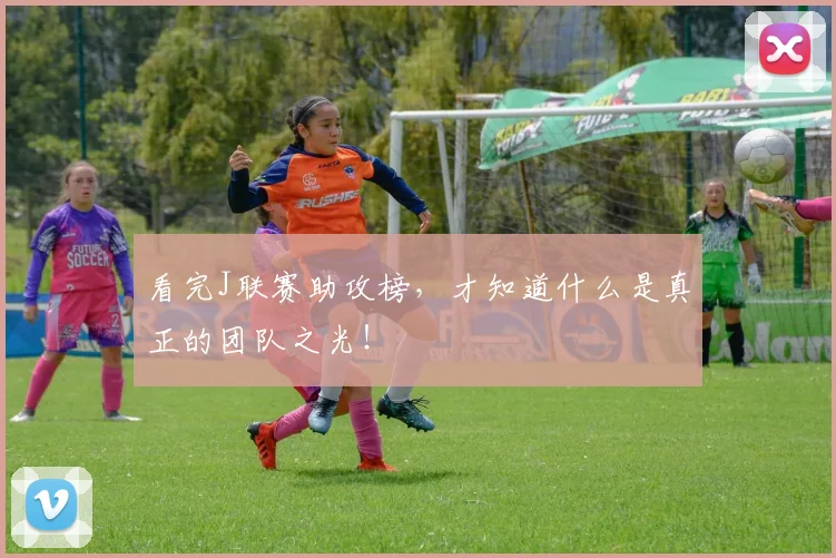 看完J联赛助攻榜,才知道什么是真正的团队之光!